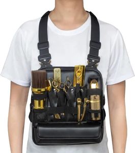 Professional Barber Hairdressing Stainless Steel Chest/<b>Backpack</b> Styling Accessories Hairdresser <b>Tool</b> - Product Image 3