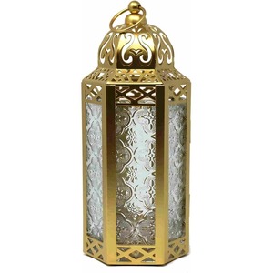 Lanterne ronde en métal avec découpes florales pour la décoration de la maison, durable et résistante à la chaleur - Product Image 6