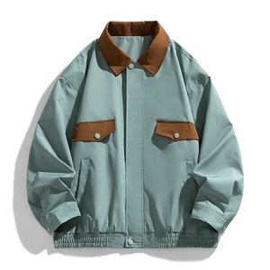 <b>Mens</b> Coach <b>Jacket</b> <b>Lightweight</b> Casual Fashion Outerwear Wind Resistant Street Style Coat For Daily And Travel Wear - Product Image 1