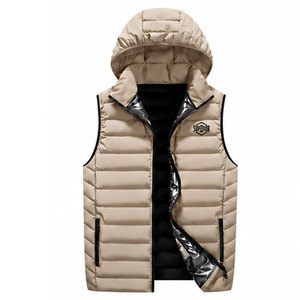 Chaleco Acolchado Ligero de Invierno para Hombre, Sin Mangas, con Capucha y Acabado Resistente al Agua, Ideal para Senderismo y Trekking - Product Image 1