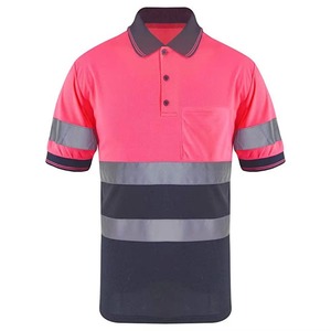 Vêtements de sécurité, polo haute visibilité pour hommes, polo de sécurité réfléchissant à manches courtes, polo de sécurité personnalisé - Product Image 5
