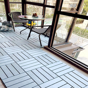 Dalles de terrasse en composite plastique imperméables pour sols extérieurs, patios, jardins et terrasses - Product Image 6