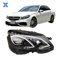 Faros Delanteros LED para Mercedes-Benz Clase E W212, Configuración Alta, Geometría, Sistema de Iluminación Automotriz