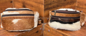 Vente en gros de sacs banane d'extérieur en cuir de vachette personnalisés à la mode Sacs de ceinture en cuir véritable pour le voyage, la randonnée et le cyclisme - Product Image 2