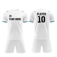 Maillot de football personnalisable de haute qualité, respirant, avec cordon de serrage, logo personnalisé, nom d'équipe, couleurs et tailles personnalisées, unisexe adulte, 100% coton