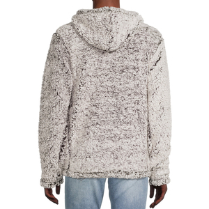 Men's High Quality <b>Sherpa</b> Fleece Pullover Hoodie Fully Custom Made <b>Lined</b> Design Best Selling Plain Dyed Men's <b>Sherpa</b> Hoodies - Product Image 2