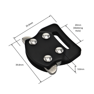 Hebilla de Cinturón de Seguridad Pequeña y Ligera de Aluminio con Liberación Lateral para Asientos de Atracciones - Product Image 2