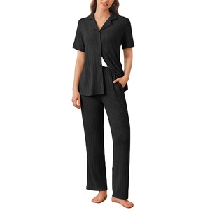 Conjunto de Pijamas para Mujer, Ropa de Dormir de Manga Larga, Camiseta para Dormir - Product Image 1