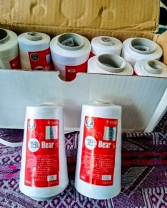 สายไฟ Bear 9 (เบอร์ 9) ด้ายว่าวมันจ่า 100% ผ้าฝ้าย ขัดเงาอย่างดี สำหรับการแสดงการต่อสู้ว่าวระดับมืออาชีพ - Product Image 1