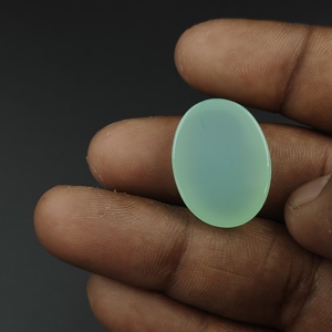 Piedra preciosa verde de jade natural Aqua Onex de alta calidad, corte ovalado, pulida y suelta, para la fabricación de joyas. - Product Image 3