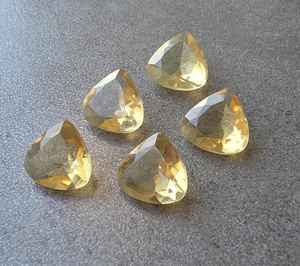 พลอยอัญมณีทรงเหลี่ยมเพชรพลอย Citrine ธรรมชาติอัญมณีอัญมณีรักษาแบบหลวมของขวัญหินคริสตัล - Product Image 2