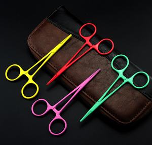 Tijeras Quirúrgicas Curvas de 5 Pulgadas, Lisas, Hemostáticas, Tipo Mosquito, para Perros y Alicates de Peluquería Canina para Mascotas y Gatos de Dentavex - Product Image 2