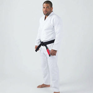 Uniforme de Jiu-jitsu Brasileño Blanco Hecho a Medida al por Mayor, Kimono 100% Algodón Transpirable y Duradero para Entrenamiento y Competencia BJJ Gi - Product Image 2