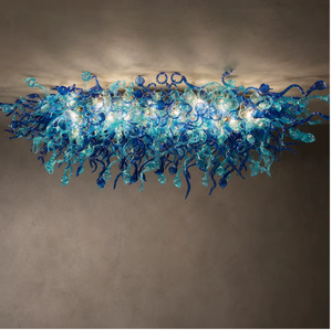 Lustre linéaire moderne en cristal LED pour la décoration de la salle à manger et de la table à domicile - Product Image 1