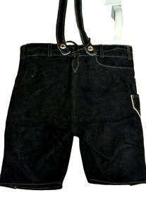 Lederhosen Shorts Hombre Ante Cuero Bavarian Trachten Oktoberfest - Product Image 4