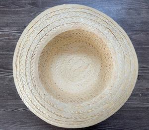 Sombrero de paja de palma al por mayor para hombre, accesorio de disfraz con banda negra, de fábrica de sombreros de paja en Vietnam - Product Image 4