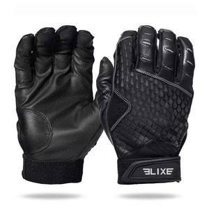 Gants de frappe de baseball ELIXE SPORTS pour adultes, en cuir pleine paume, fermeture auto-agrippante, respirants, légers et durables - Product Image 3