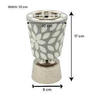 Quemador de incienso PearlNova con incrustaciones de nácar, bandeja acrílica, mosaico de conchas de lujo, para una elegante decoración del hogar árabe. - Product Image 6