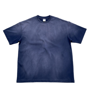 T-shirt à manches courtes en coton 100% pour homme, col rond, tricoté, surdimensionné, respirant et écologique, pour un usage quotidien décontracté - Product Image 6