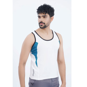 Camisetas deportivas de bambú de secado rápido con logo personalizado para hombre, ropa deportiva sin costuras para gimnasio, en venta. - Product Image 1
