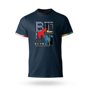 เสื้อยืดลำลองผู้ชาย ผ้าฝ้าย 100% แขนสั้น ใส่สบาย ระบายอากาศดี เหมาะสำหรับใส่ทุกวัน ฤดูร้อน สตรีทแวร์ แบบถัก ราคาดี - Product Image 3