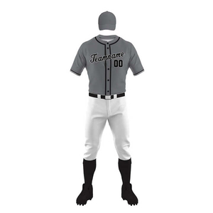 Uniforme de baseball personnalisé, maillot et pantalon d'équipe conçus pour la performance athlétique et les activités de match. - Product Image 4