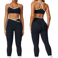 Ensemble de yoga pour femmes avec logo personnalisé, nouveau design, séchage rapide, respirant, léger, prix bas, vente en gros