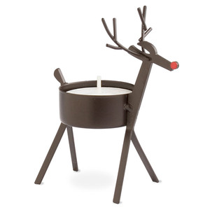 Best Selling Metal Iron Nordic Gold Reindeer Metal Candle Holder Decorative <b>Tea</b> Light <b>Stand</b> Customized Size Shape - Product Image 5