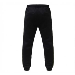 New Demanding Custom High Quality Winter Men's Color Blocking Hooded Tracksuit <b>Set</b> Black Olive Green <b>Knitted</b> Casual Autumn Wear - Product Image 5