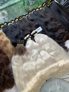 Máquina de extensiones de cabello Remy virgen vietnamita a granel de 100g a precio de venta al por mayor, trama doble en todos los colores - Product Image 6