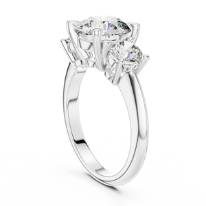Factory Wholesale 925 Sterling Silver Moissanite <b>Diamond</b> <b>Ring</b> Custom Engagement Wedding Jewelry Manufacturer OEM Supplier - Product Image 3
