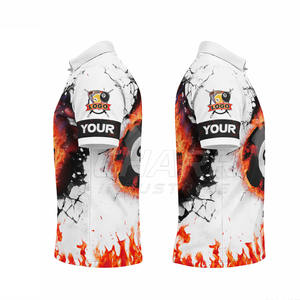 Chemise de billard respirante de qualité supérieure, grande taille, avec design personnalisé pour uniforme de club de snooker - Product Image 4