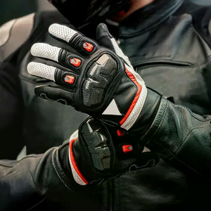 ถุงมือมอเตอร์ครอส MTB ปักโลโก้ได้ ถุงมือป้องกันสำหรับปั่นจักรยานแข่ง โรงงาน OEM ผู้ผลิตขายส่งสำหรับกีฬากลางแจ้ง - Product Image 5