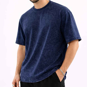 T-shirt Oversize Homme en Jersey Délavé Bordeaux, Lourd, en Polyester/Coton, Style Vintage, Streetwear - Product Image 5