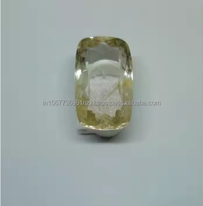 เครื่องประดับทำมือคุณภาพสูงทำจากหินควอตซ์เจียระไนสีทองเกรด AAA + พลอยอัญมณีหลวม - Product Image 2