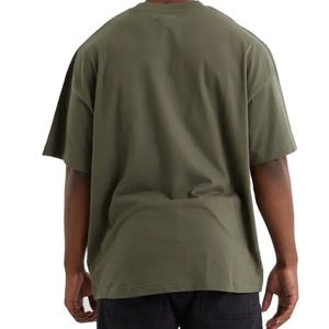 Camiseta de manga corta unisex de color sólido, informal, holgada, 100% algodón puro, con estampado personalizado de calidad premium vintage para hombre. - Product Image 3