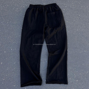 Pantalones de chándal informales de pierna ancha con estampado de calavera 3D y bolsillo con cordón Retro para hombre, Pantalones estampados, ropa de calle de hip hop - Product Image 4