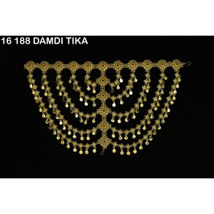 Arabe dubaï moyen-orient omanais spécial plaqué or à la mode chaîne de cheveux accessoires de cheveux nouvelle Collection bijoux de cheveux pour les femmes - Product Image 1