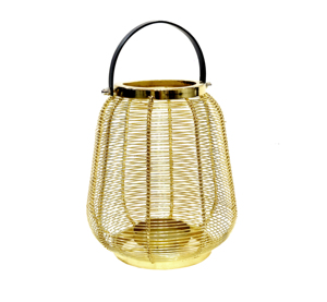Handmade Iron Wire Candle <b>Lantern</b> - Decorative <b>Hurricane</b> Metal <b>Lantern</b> Candle Holder with Handle Decor Tabletop Indoor-Outdoor - Product Image 4