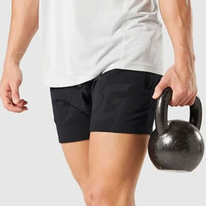 Pantalones Cortos Deportivos para Hombre, Transpirables, Ecológicos, Ligeros, de Tela Sólida, Casuales, de Primera Calidad, con Cierre de Cordón para Deportes - Product Image 3
