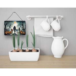 Multicolore NOUVEAU Halloween Loups-garous Suspension murale Spooky Décalcomanies de porte pour cuisine Bar Salle de bain-Décoration intérieure 8HX12W - Product Image 3