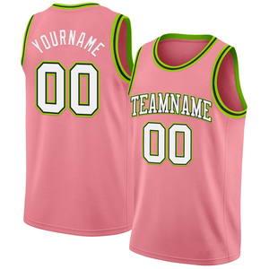 Maillot de basket-ball personnalisé de haute qualité à col rond respirant en tissu mesh 100% polyester, service OEM, maillot de basket-ball sans manches - Product Image 4