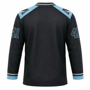 Jersey Hoki Es Pakaian Olahraga Desain Kustom Desain Terbaru Berkualitas Tinggi Unisex Bordir Bernapas dengan Harga Terjangkau - Product Image 2