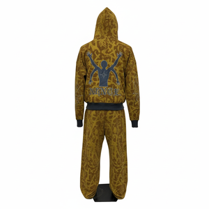 Chándal de invierno con capucha y cintura elástica para hombre, estilo único, nuevo diseño, logotipos personalizados, 100% algodón, el más vendido. - Product Image 4