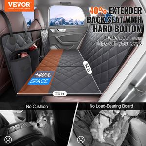 Funda impermeable para asiento trasero de coche para mascotas, hamaca para perros, 54"x24", base rígida, extensor de asiento trasero - Product Image 2