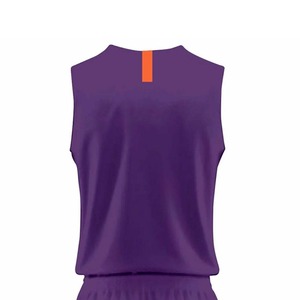 Polyester Made Basketball Jersey V Neck Custom Design Basketball Uniforms For Youth With Customized Design And Printed - Product Image 6