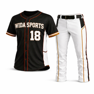 High Quality Custom Softball Jersey and Pants Set Lightweight Moisture Wicking Team Uniform OEM ODM Sportswear Supplier Factory - Product Image 1