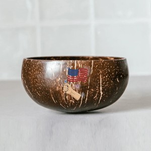 Tazón Ecológico de Cáscara de Coco Impreso en 3D, Ligero, Estilo Americano, Regalo Único para el Día de la Independencia, 4 de Julio - Product Image 2