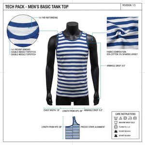 Débardeur de fitness pour hommes à séchage rapide, en maille unie, imprimé, pour musculation, personnalisé, en coton et élasthanne respirant - Product Image 6