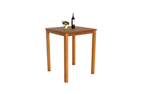 Vente en gros de meubles de bar de jardin modernes et d'extérieur ensemble table haute et chaise de bar en bois d'acacia pour bar à la maison